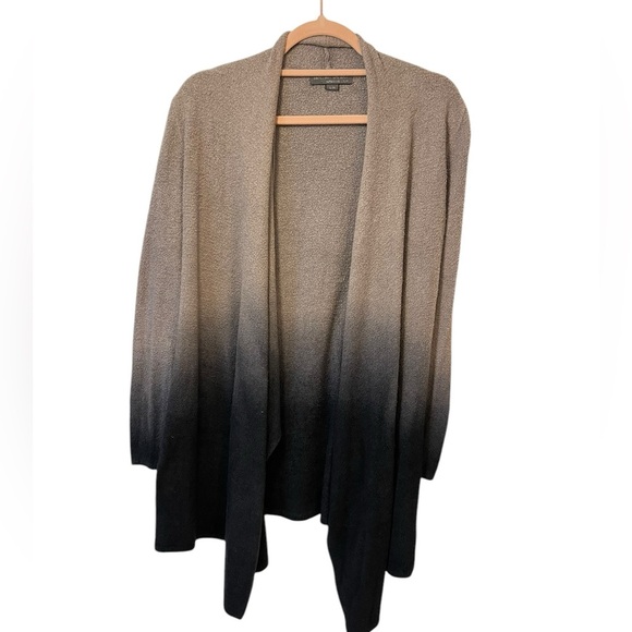 Barefoot Dreams Bamboo Chic Lite cardigan gradient color drape front sm/med - Picture 2 of 8